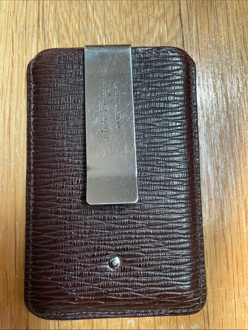 Salvatore Ferragamo slim leather